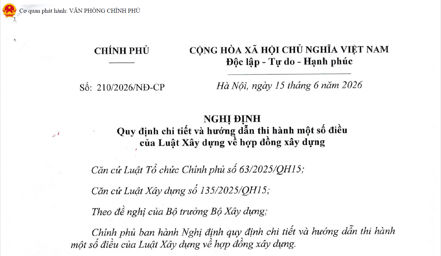 Nghị định 210/2026/NĐ-CP